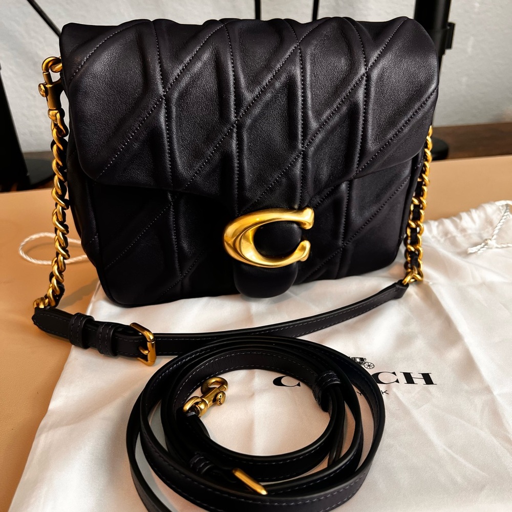 Coach Times Square Tabby Shoulder bag- Dark Navy